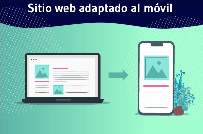 Sitio web adaptado al móvil