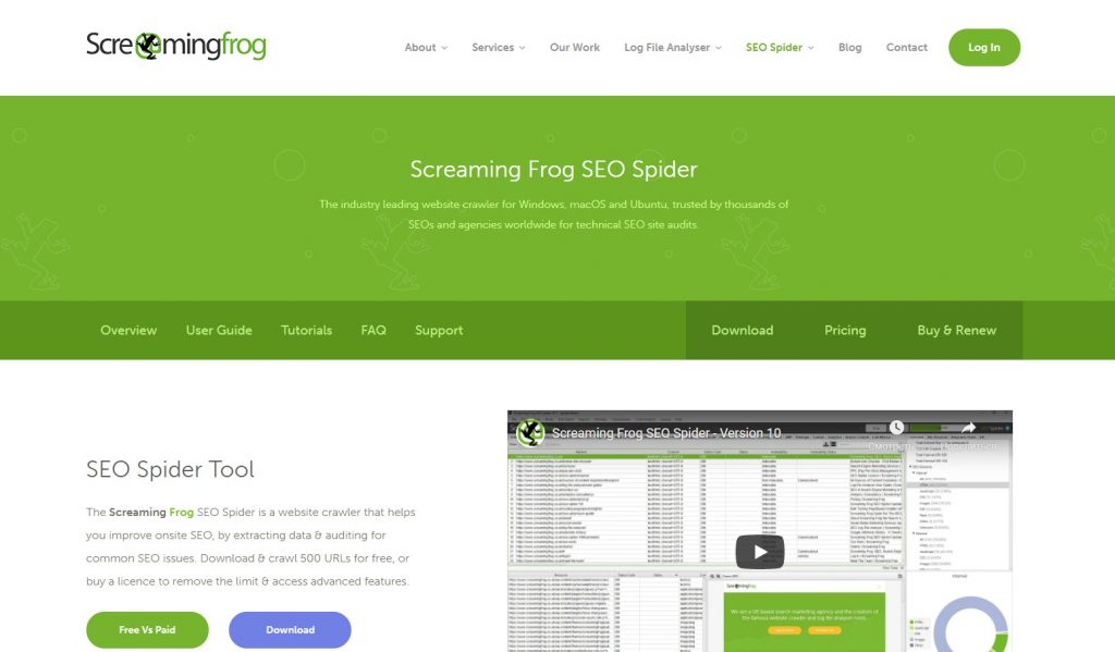  Screaming Frog SEO Spider