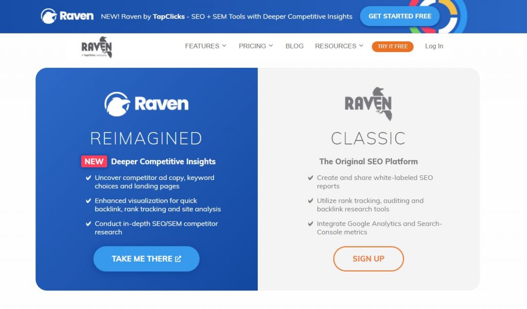 Raven SEO Tools