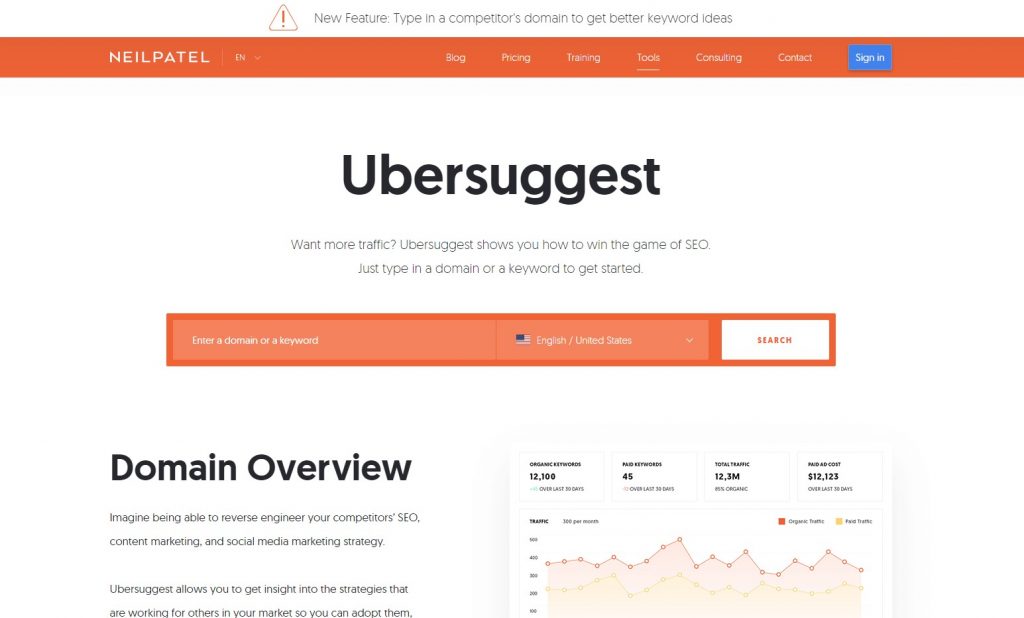 Ubersuggest