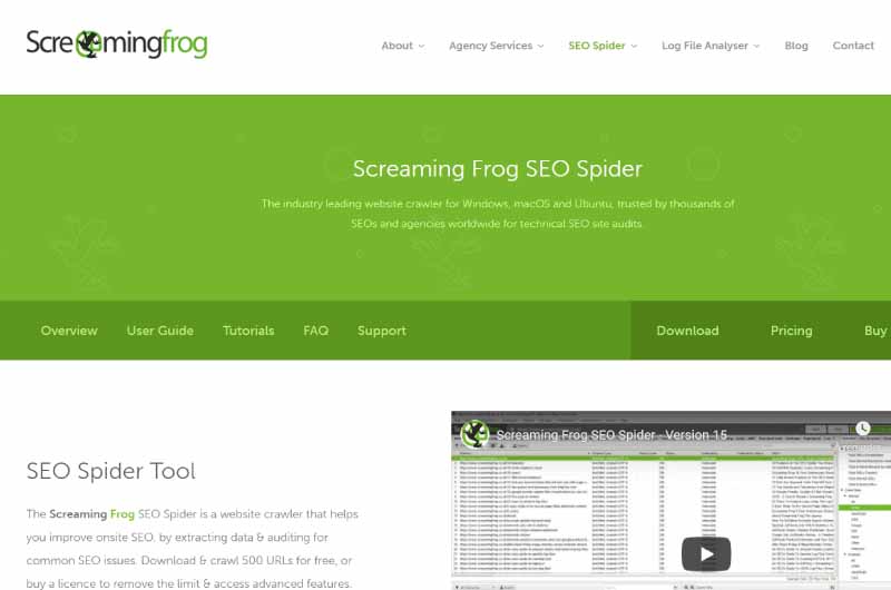 Screaming frog - Definition Audit SEO de site