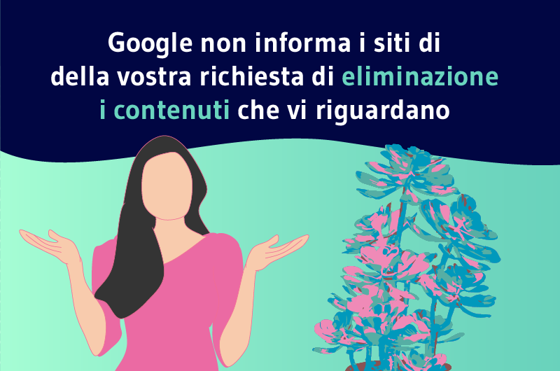 Google non informa i siti di