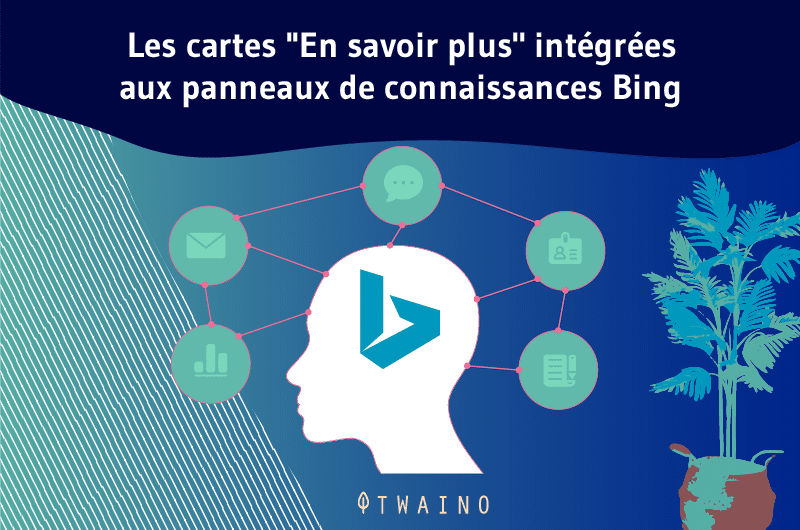 Les cartes En savoir plus intégrées aux panneaux de connaissances Bing