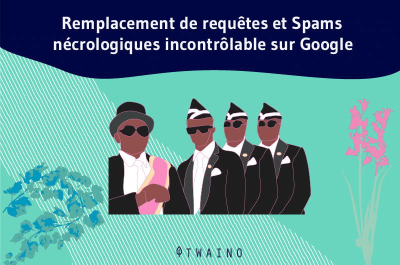 Remplacement de requêtes et Spams nécrologiques incontrôlable sur Google