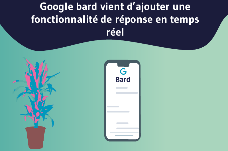 Google bard vient d’ajouter une fonctionnalité de réponse en temps réel