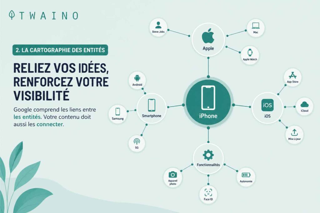 La mappatura delle entità per collegare le tue idee