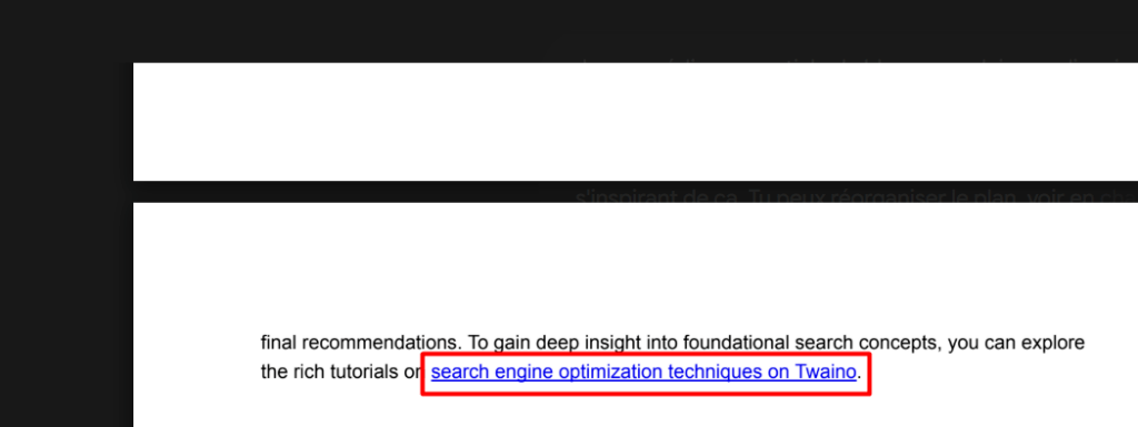 Scalable internal link building
