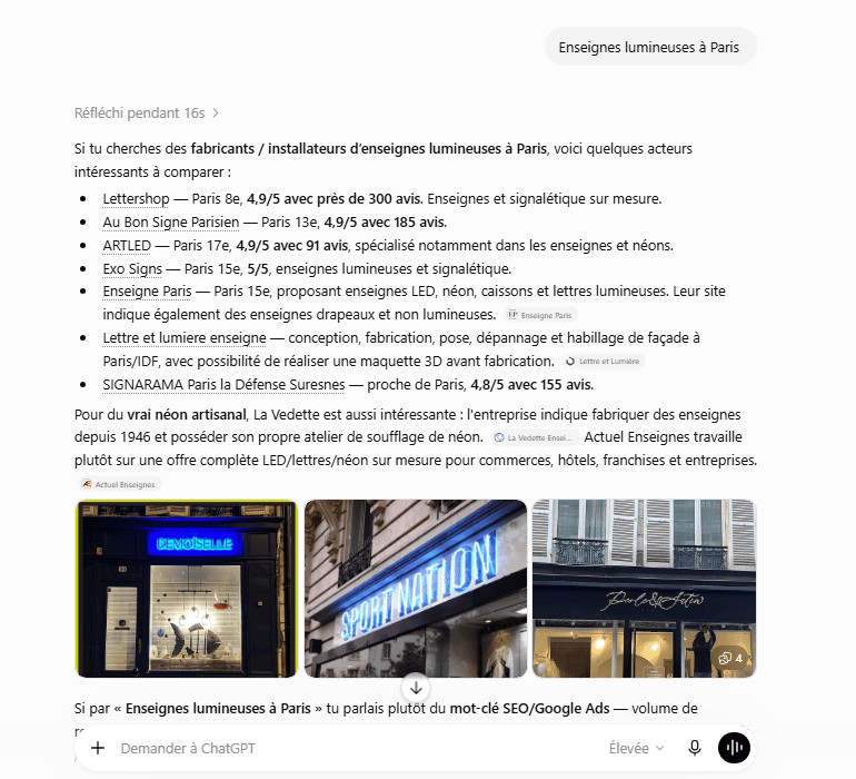 ChatGPT et la recherche par IA