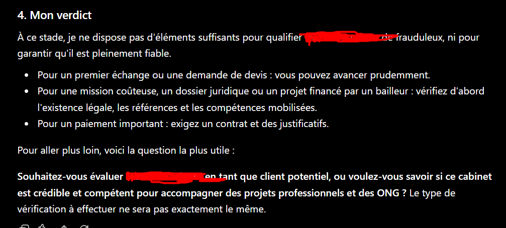 Questions sur la marque