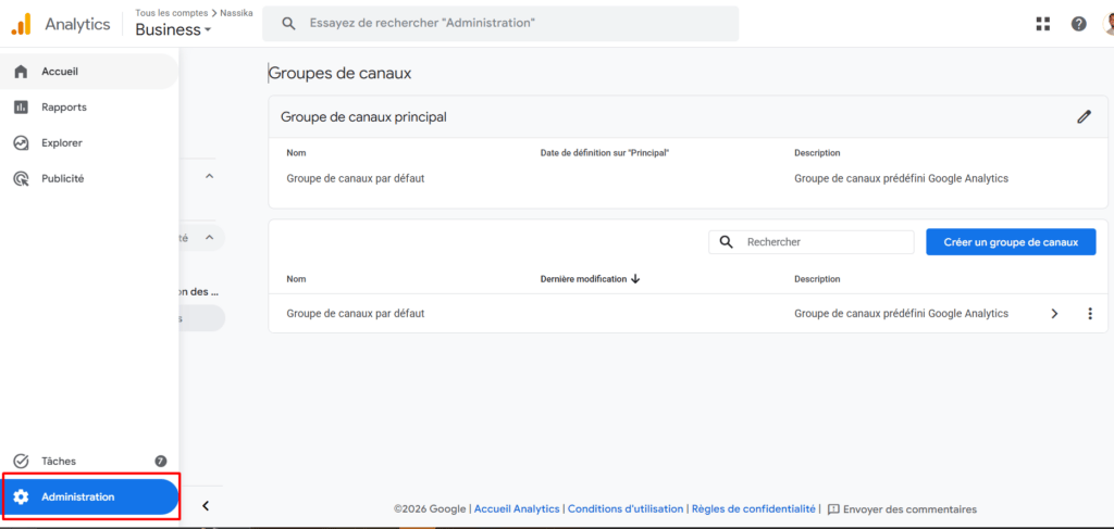 Regrouper tous les assistants IA dans un seul canal GA4
