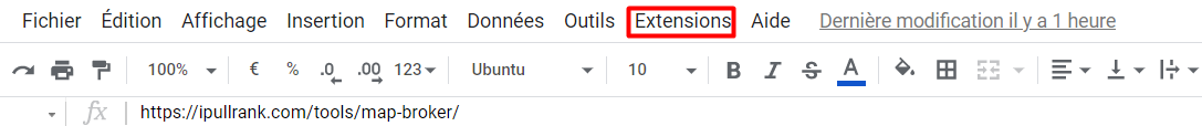 Extension Search Analytics for Sheets