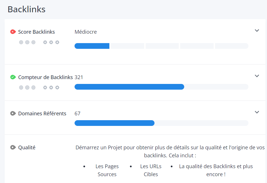 Backlinks WooRank