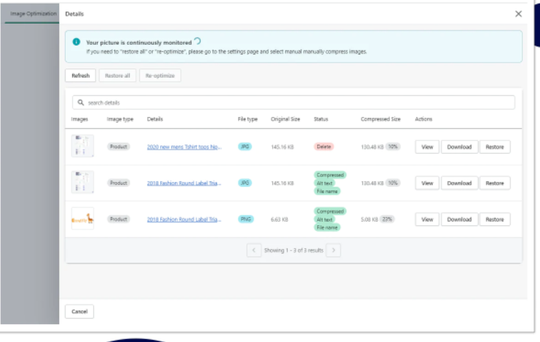 Balises ALT Image Optimizer Page Speed