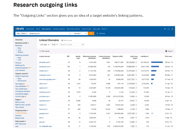 Analisi dei backlink