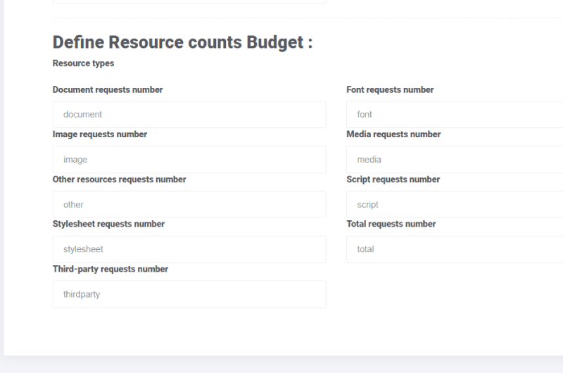Google Lighthouse Budget Generator