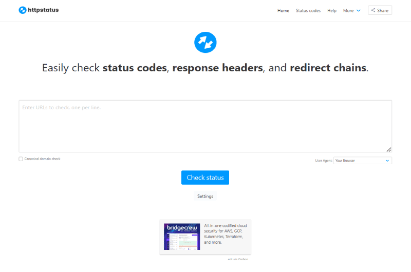 Check Status
