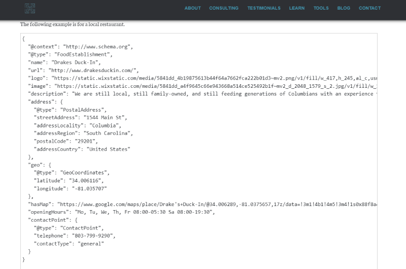 JSON-LD Schema Generator