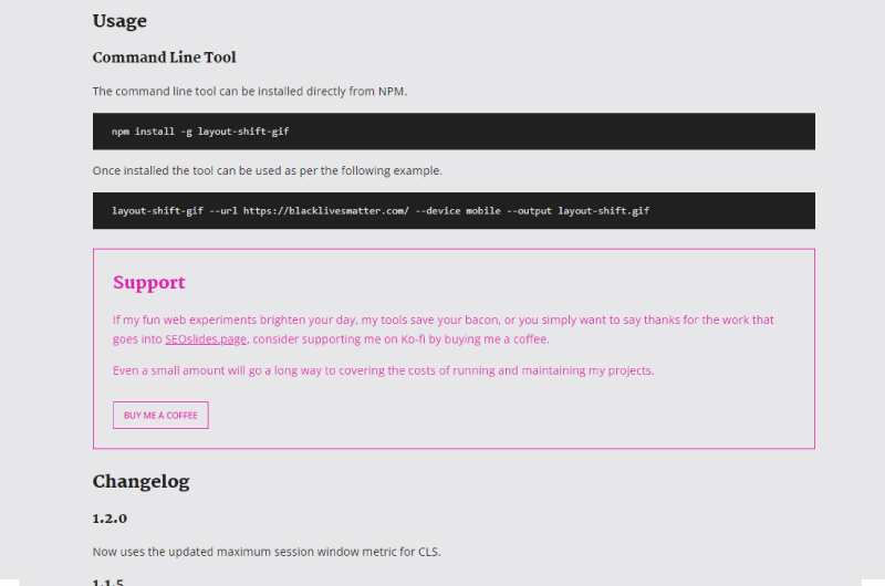 Layout Shift GIF Generator