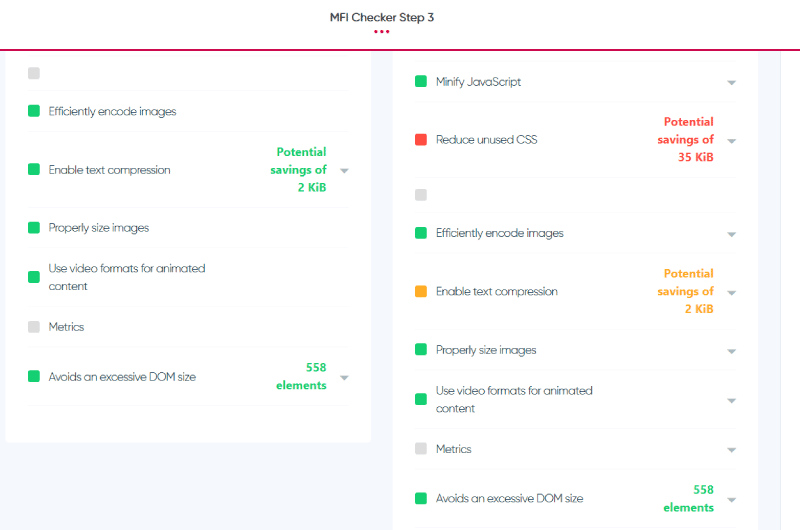 Mobile First Index Checker