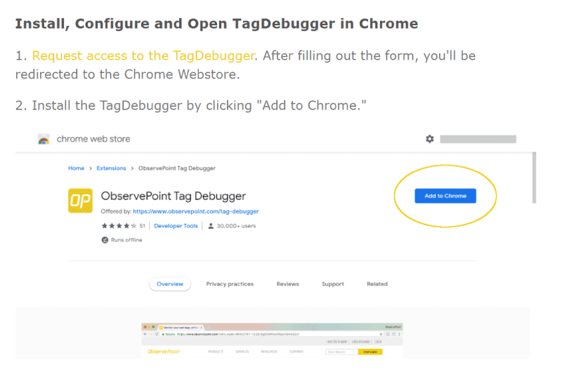 Debug your Tags