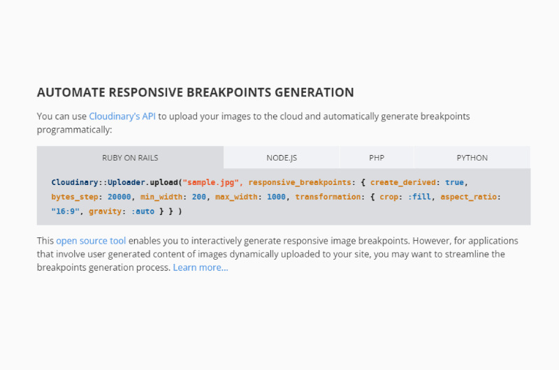 Images Optimization