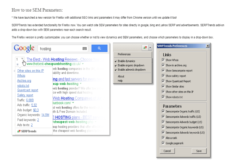 SERPs Tracking