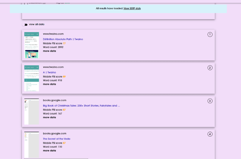 Compare Website Speed