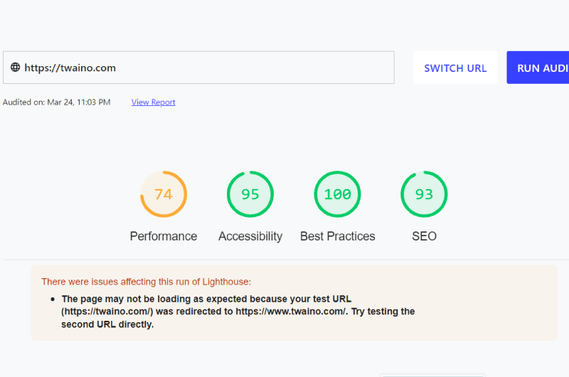 Measure page quality