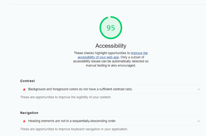 Measure page quality