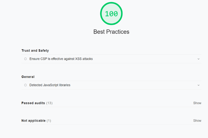Measure page quality