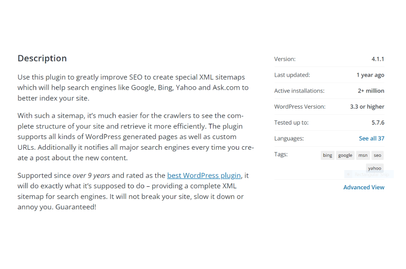 Sitemap XML