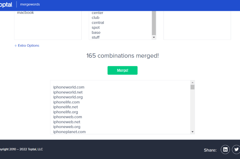Fusion de mots | Toptal