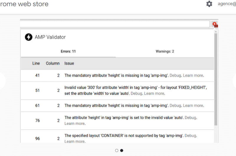 Validatore AMP