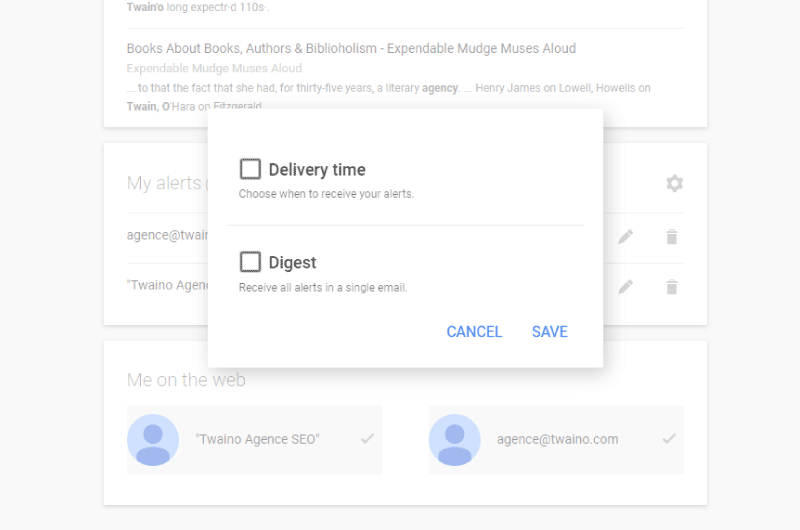 Google Alert