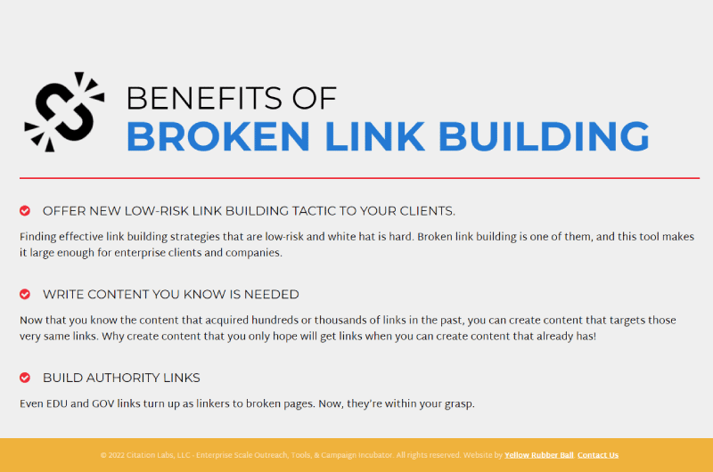 Broken Link Prospector