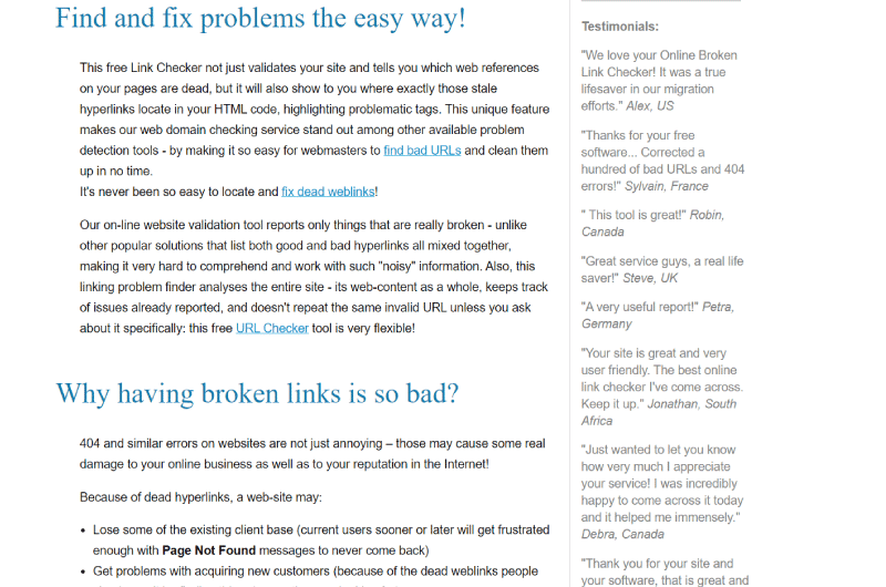 Broken Links