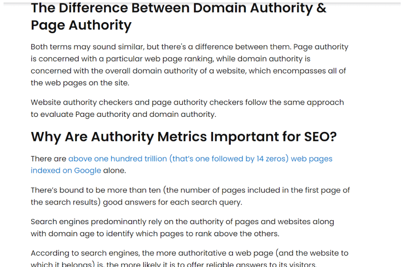 Bulk Domain Authority