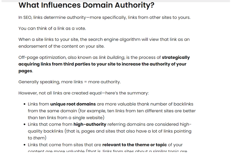 Bulk Domain Authority