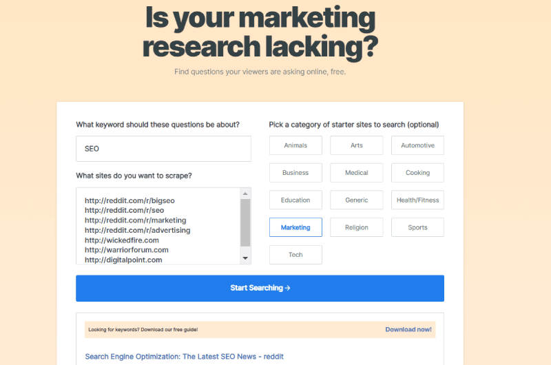 Find Questions