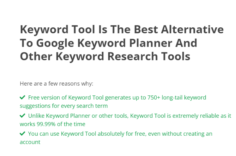 Keywords with Google Autocomplete