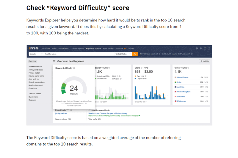 Keywords Explorers