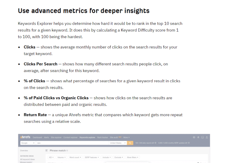 Keywords Explorers