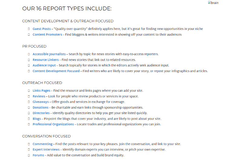 Backlink prospecting