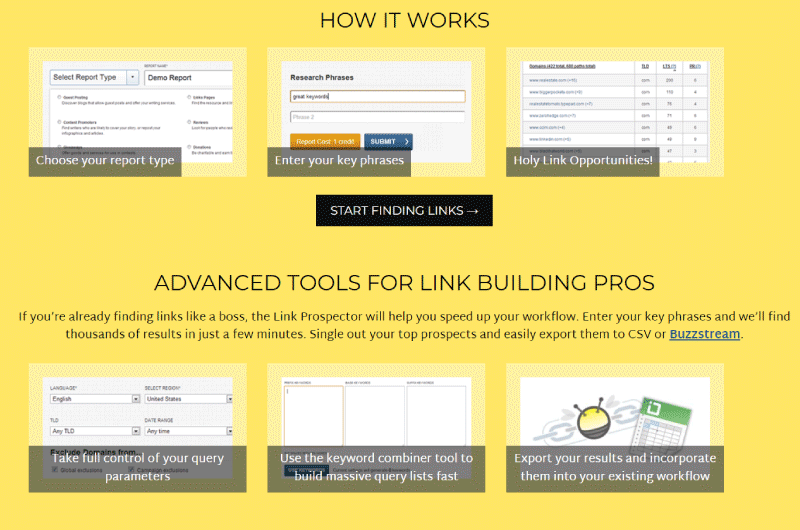 Backlink prospecting