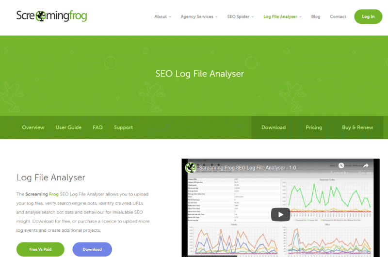 SEO Log File Analyser
