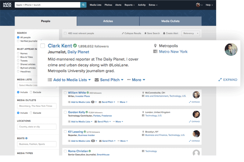 Find Journalists