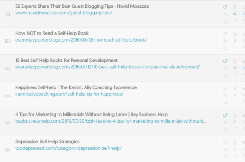 Link Building Prospection