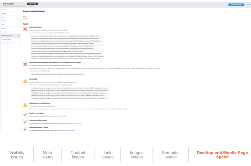 Reporting SEO