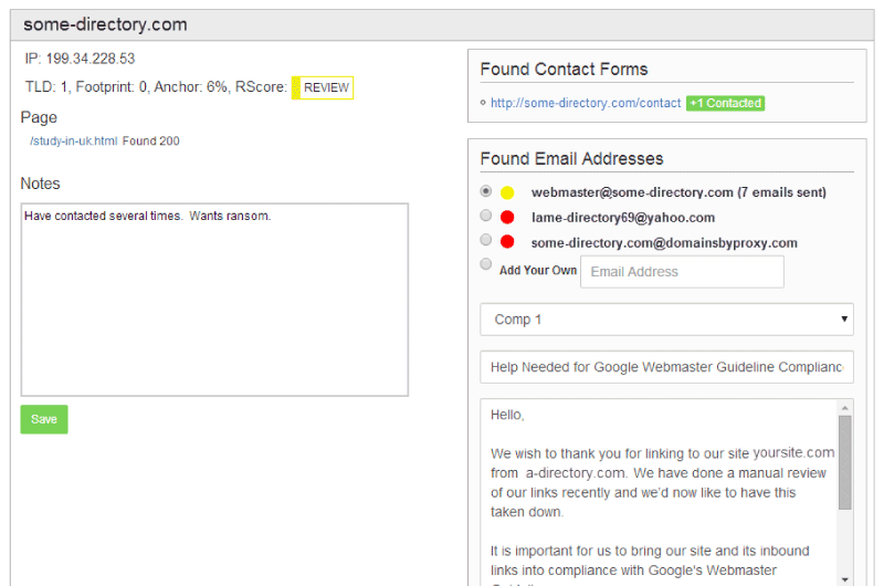 Delete Backlinks