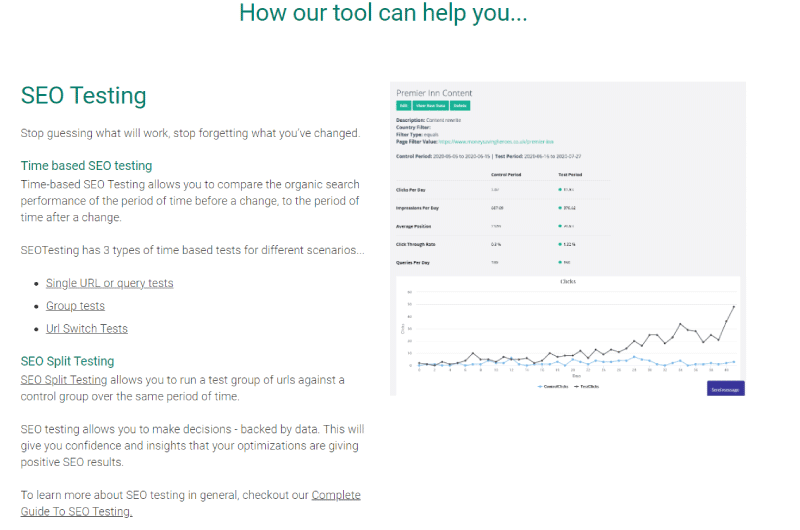 SEO Tests & Experiments